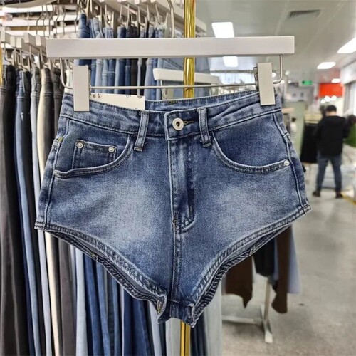欧美美式低腰牛仔超短裤女夏季