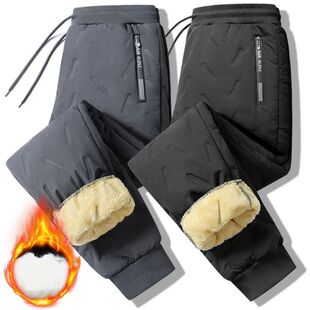 羊羔绒加厚防风束脚裤 ankle Lamb windproof pants fleece 秋冬款