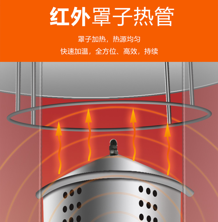 创宇CY-680A升级版烤鸭炉电热圆筒烤肉炉自动旋转烤鱼炉烤禽箱