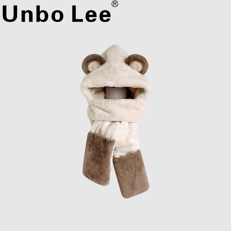 UnboLee可爱小熊帽女冬UnboLee