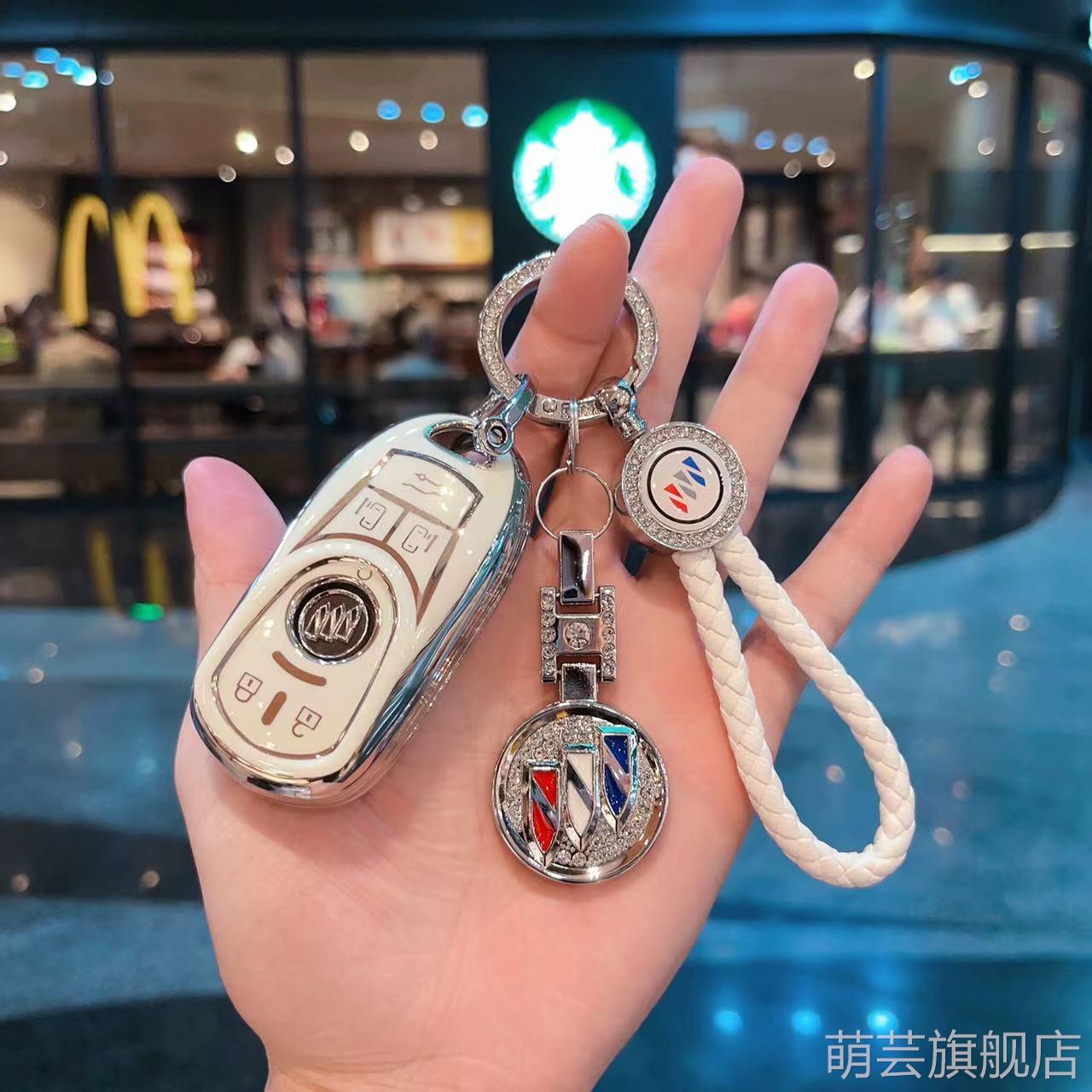 23款新款别克GL8钥匙套女ES陆尊653T胖头鱼艾维亚自动门壳扣包