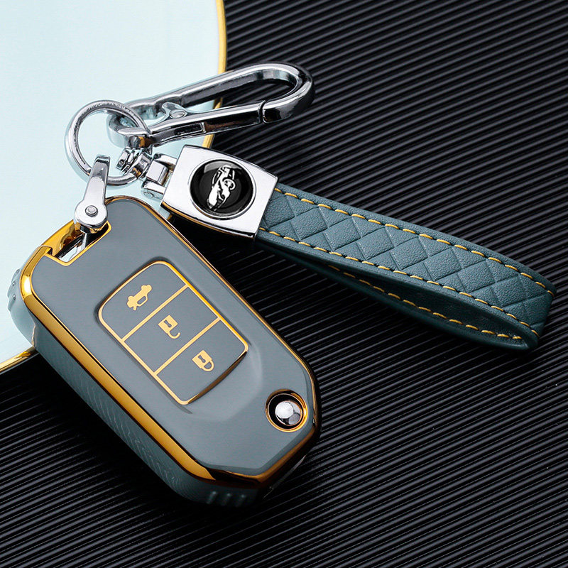 专用田本CRV汽车钥匙包套凌派缤智XRV飞度思域冠道雅阁思铂睿壳套