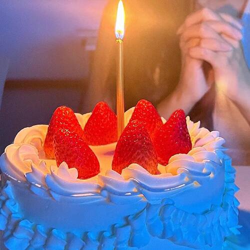 直线铅笔蜡烛网红生日蜡烛