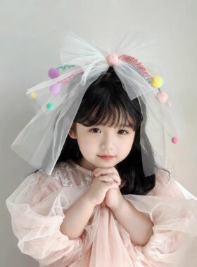 扭扭发夹头饰生日发夹网红派对生日帽成人儿童公主头可爱饰生日帽