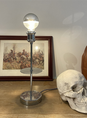 SS太空站未来风美式复古后现代金属床头台灯酒吧咖啡馆led装饰灯