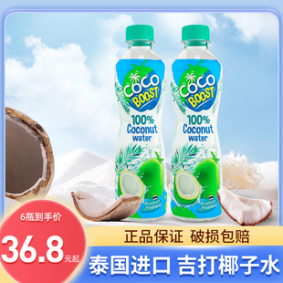 泰国进口吉打椰子水100%纯椰子水富含电解质350ml 24瓶装 果汁饮料