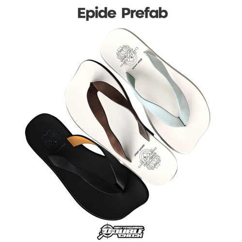 【Epide Prefab】Ombre Flip-Flops羊皮革夹趾休闲男女人字拖拖鞋
