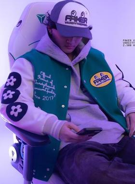 【官方正品】VandyThePink x Faker 香港Complexcon展会 棒球夹克