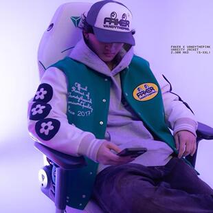 【官方正品】VandyThePink x Faker 香港Complexcon展会 棒球夹克