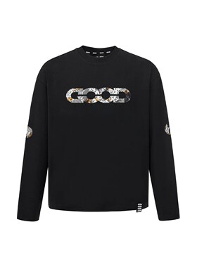 【官方正品】GOODBRAND 25FW 火烧蕾丝小花轻奢长袖T恤 男女同款