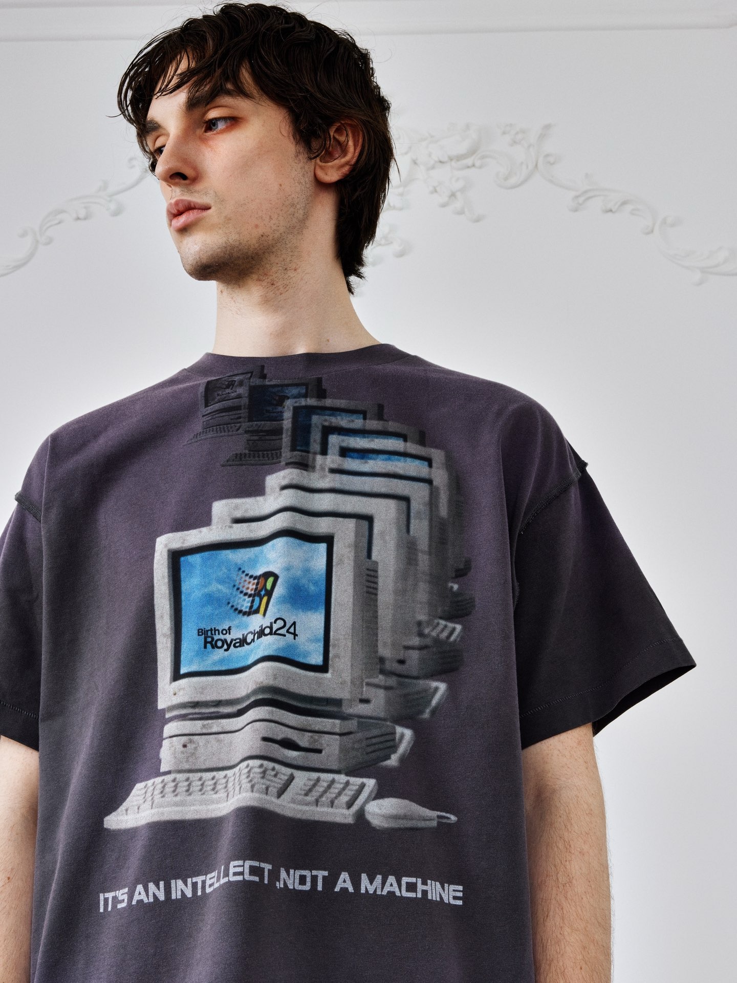 做旧印花短袖国内正品