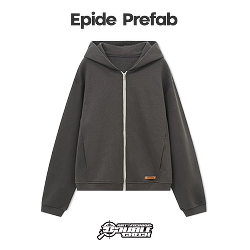 EpidePrefab连帽卫衣白拉链