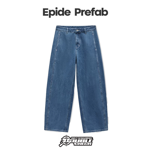 EpidePrefab做旧棉籽壳牛仔裤