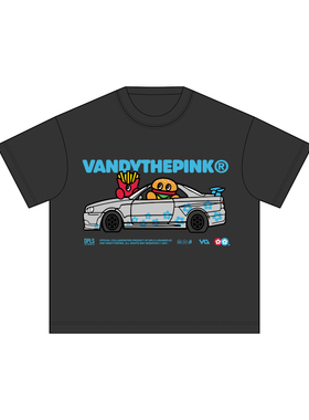 【展会联名】VandyThePink × DPLS 联名赛车印花短袖T恤