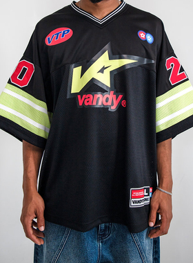 【国内正品】VandyThePink × New Jeans 联名黑色冰球服短袖球衣