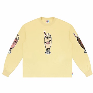 【官方正品】VandyThePink × Asics × Atmos三方联名奶昔长袖