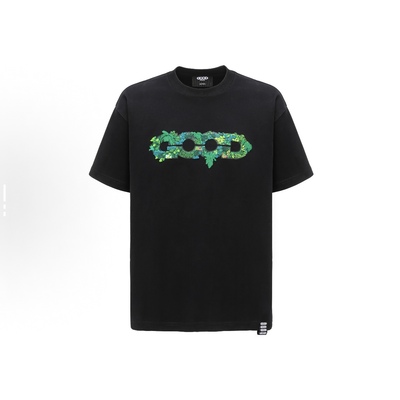 GOODBRAND绿植刺绣地图短袖