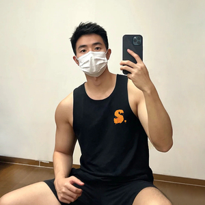 STA背心男款夏季纯棉美式篮球溶解窄肩外穿无袖运动背心女健身潮