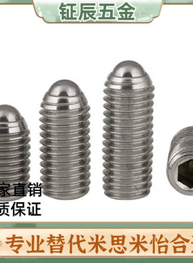 不锈钢加长型轻载型球头柱塞 BSML3/4/5/6/8/10/12 BMSL系列