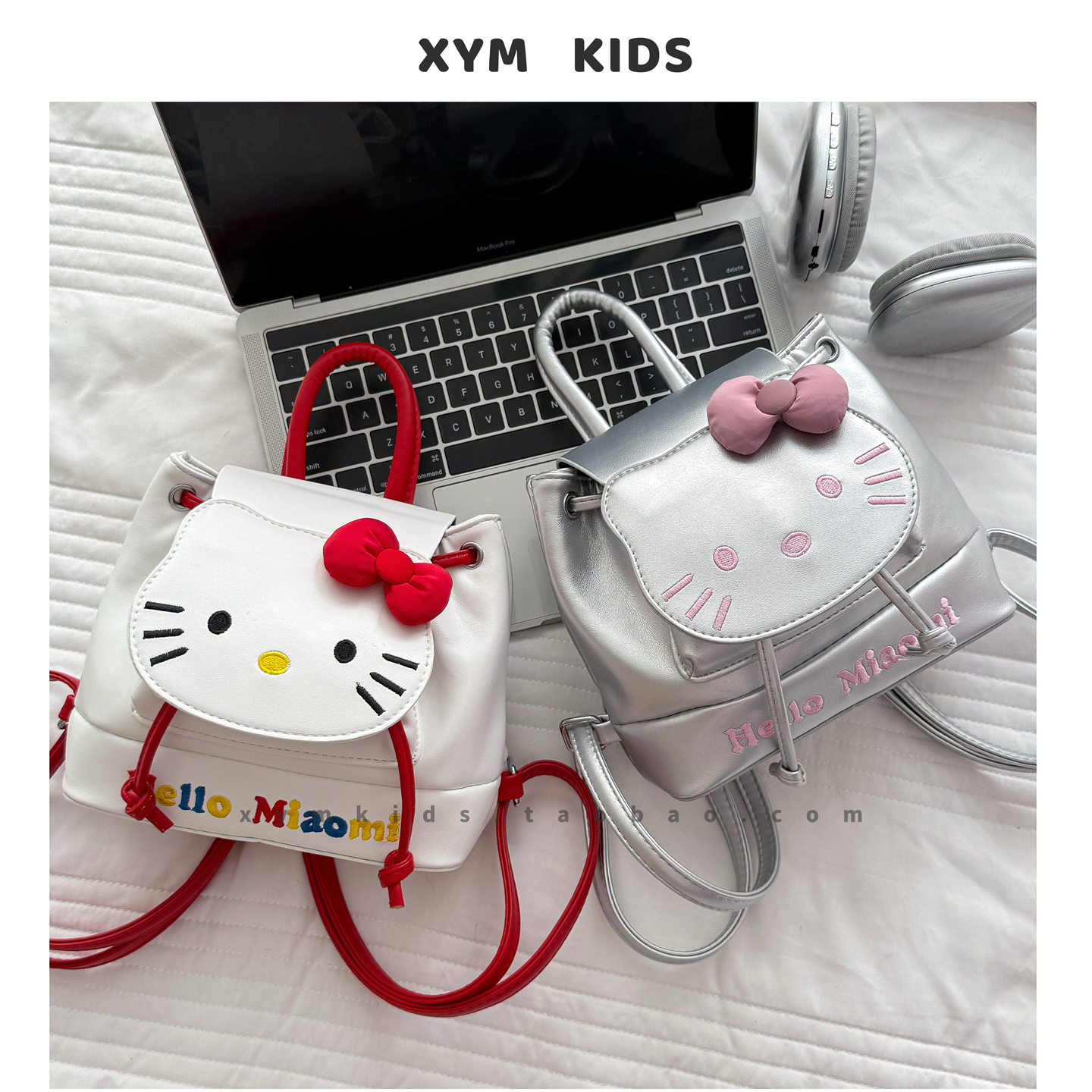 ins萌萌凯蒂猫女宝宝书包