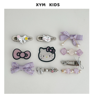 Kitty十件套~凯蒂猫女孩发夹套装儿童刘海夹边夹甜妹发卡宝宝发饰