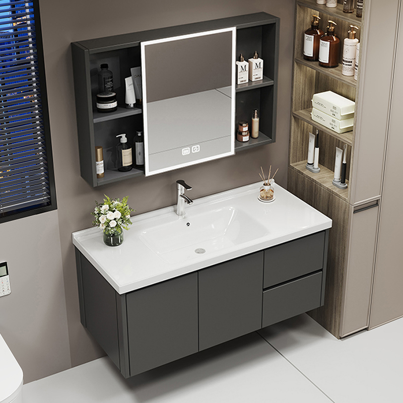 卫生间壁挂式蜂窝铝浴室柜组合