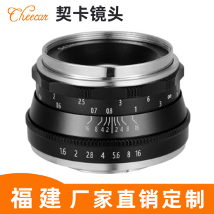契卡35mmF1.6镜头微单索nex尼富xt5xt200xe4士E Z松eos下M43卡口