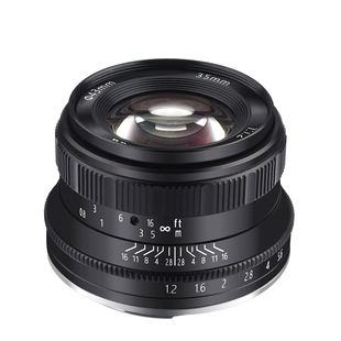 契卡35mmF1.2半画幅大光圈微单镜头索E尼Z康富FX士佳eosM43能卡口
