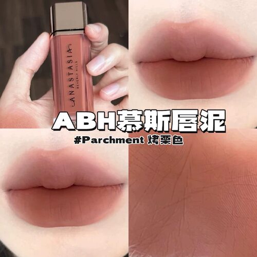 Anastasia慕斯唇泥小样ABH杏桃色Crush柔雾烤栗口红唇釉免费试用