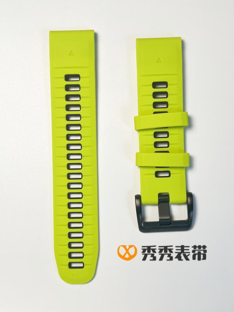 适用飞耐时fenix8 xpro Forerunner965泰铁时epix2双色硅胶表带