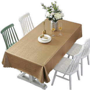 网红爆款桌布防水防油防烫免洗正方形茶几台布酒店饭店家用餐桌垫