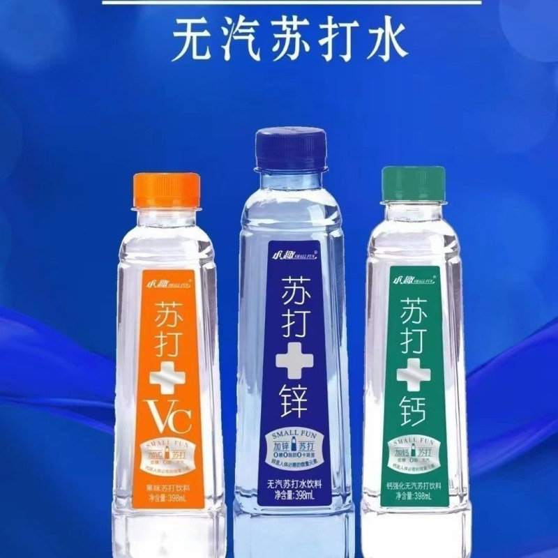 小趣无气苏打水饮料398ml加VC