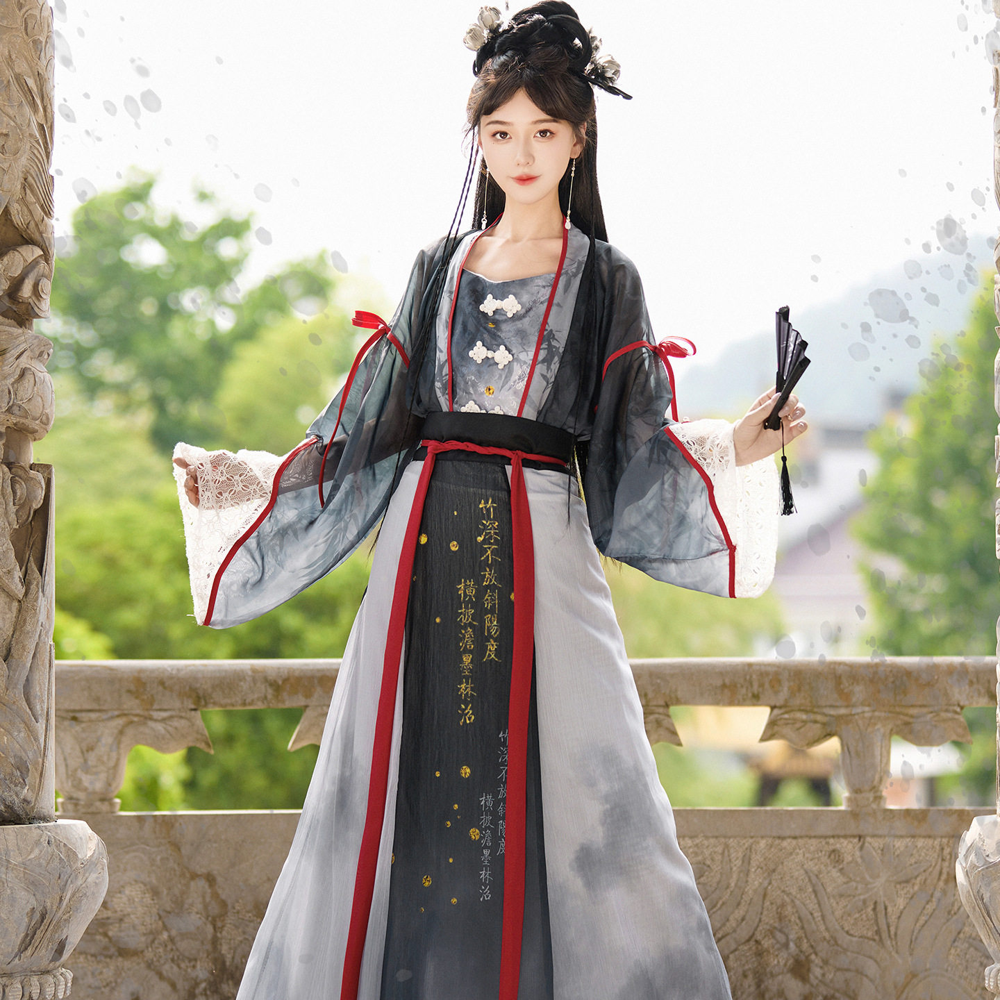 新款原创汉服女成人古装齐腰襦裙夏季女士汉元素套装改良日常可穿,女装/女士精品,汉服套装,淘宝优惠券,粉丝福利购,淘宝优惠卷