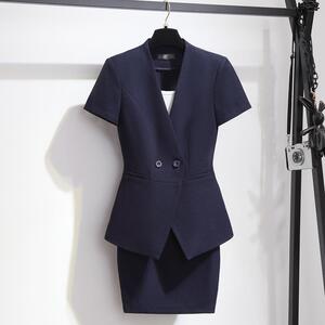高端职业套裙珠宝店工作服女西服套装酒店前台职业套装售楼部工服