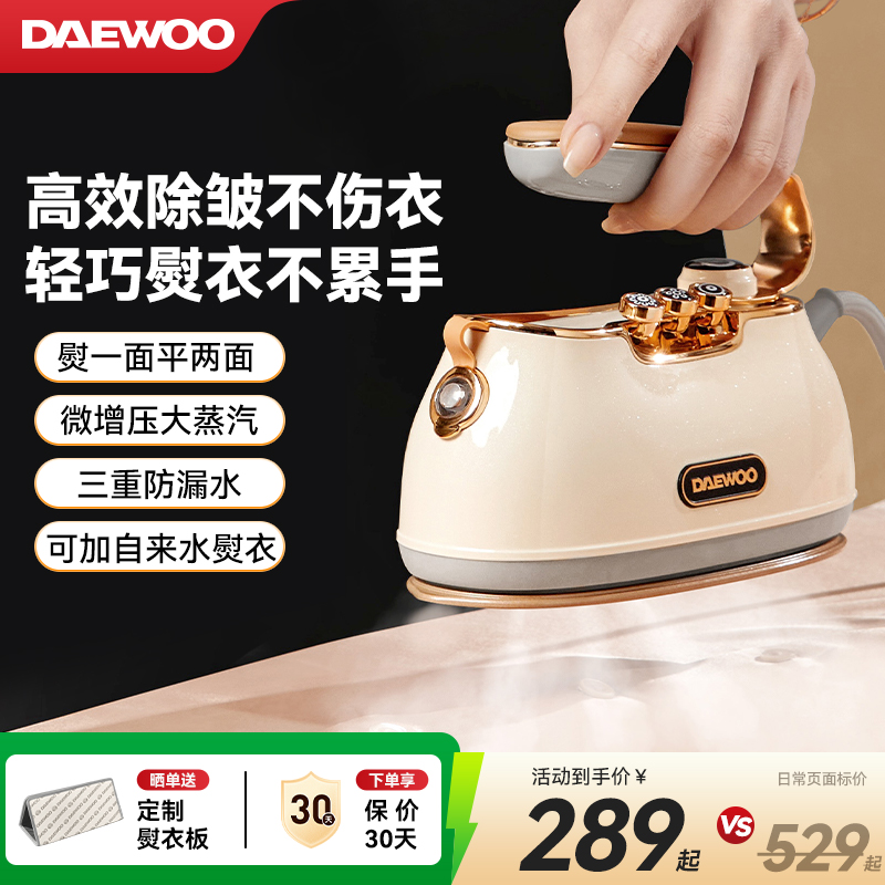 大宇电熨斗熨烫机家用小型烫斗蒸汽熨斗手持挂烫机电烫斗干湿两用
