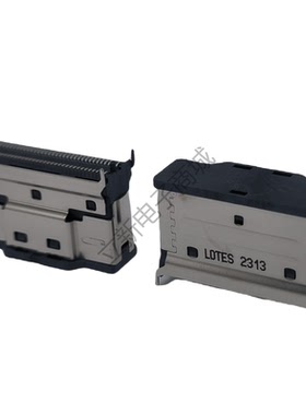 现货Slimline SAS座子SFF-8654接口74P立式8X贴片8连接器SLIM SAS