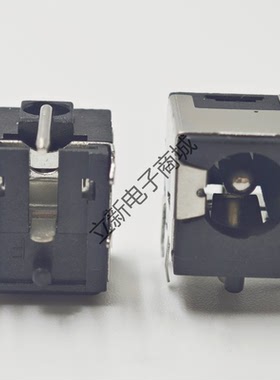 EDC335C-06DBF-T02通电插座显示器 电脑笔记本电源接口黑色连接器