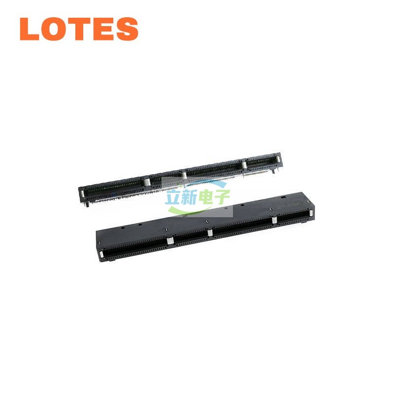 LOTES EDSFF GenZ连接器4C+母座168p 90度卧式板上贴片型80800489
