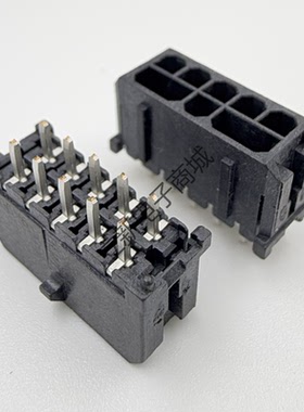 70094-1008 MX3.0mm间距连接器 2*5PIN直针插座 双排插件耐高温