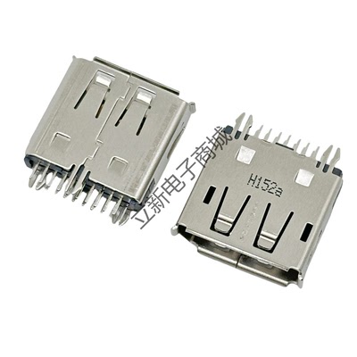 原装现货 立式高清直插 20PIN母座 DP接口 Display Port连接器