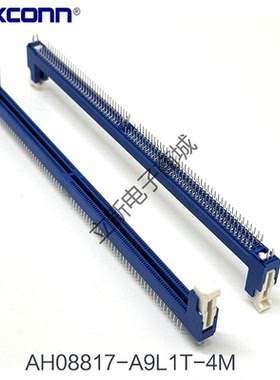 Foxconn/富士康AH08817-A9L1T-4M DDR4电脑内存插槽288P 蓝体白耳