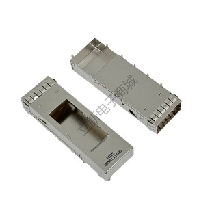 QSFP28光笼子 1x1 Cage屏蔽罩(不带散热片) 开天窗光纤插槽