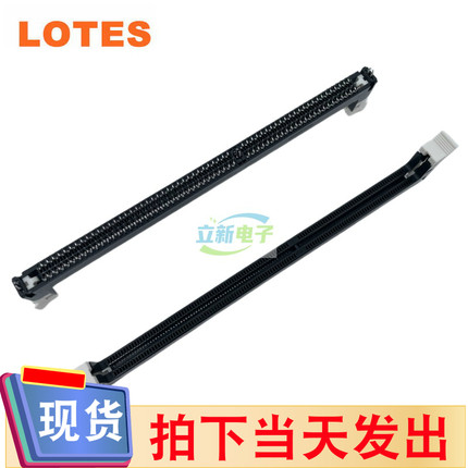 LOTES AAA-DDR-141-K06 DDR3台式电脑内存插槽 240P插针 直插黑体