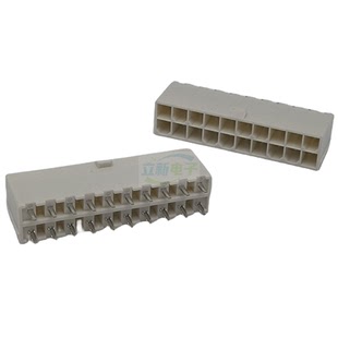 5569 5557空心砖尖针 2X10P 双排插座 ATX 20P 4.2PICH间距