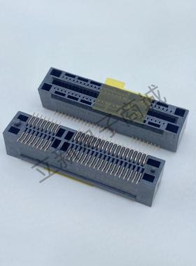 902001001 直立式MSTA MINI PCIE 52PIN黑色G/F连接器