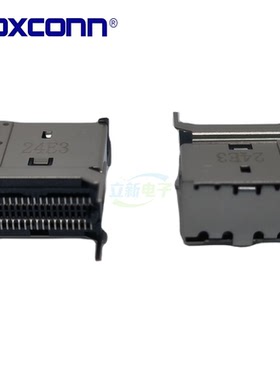 Foxconn LDL2383-24E37-9H SFF-8654 4X直立型母座 SlimSAS 38PIN