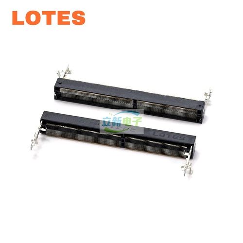 LOTES ADDR0070 4代内存插槽SODDR4 高8.0H 260PIN RVS反向连接器