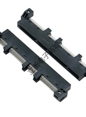 现货 PCIE显卡卡槽插槽 168PIN PCIE夹板式原厂接插件 四档夹板