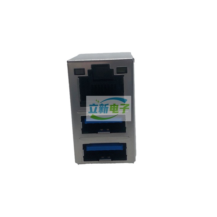 JFM38U1B-FB31-4F 网口连接器 双层USB3.0接插件