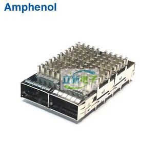 Amphenol 安费诺 U95-T2X1-10XA QSFP28 1x2 笼子 计算机服务器